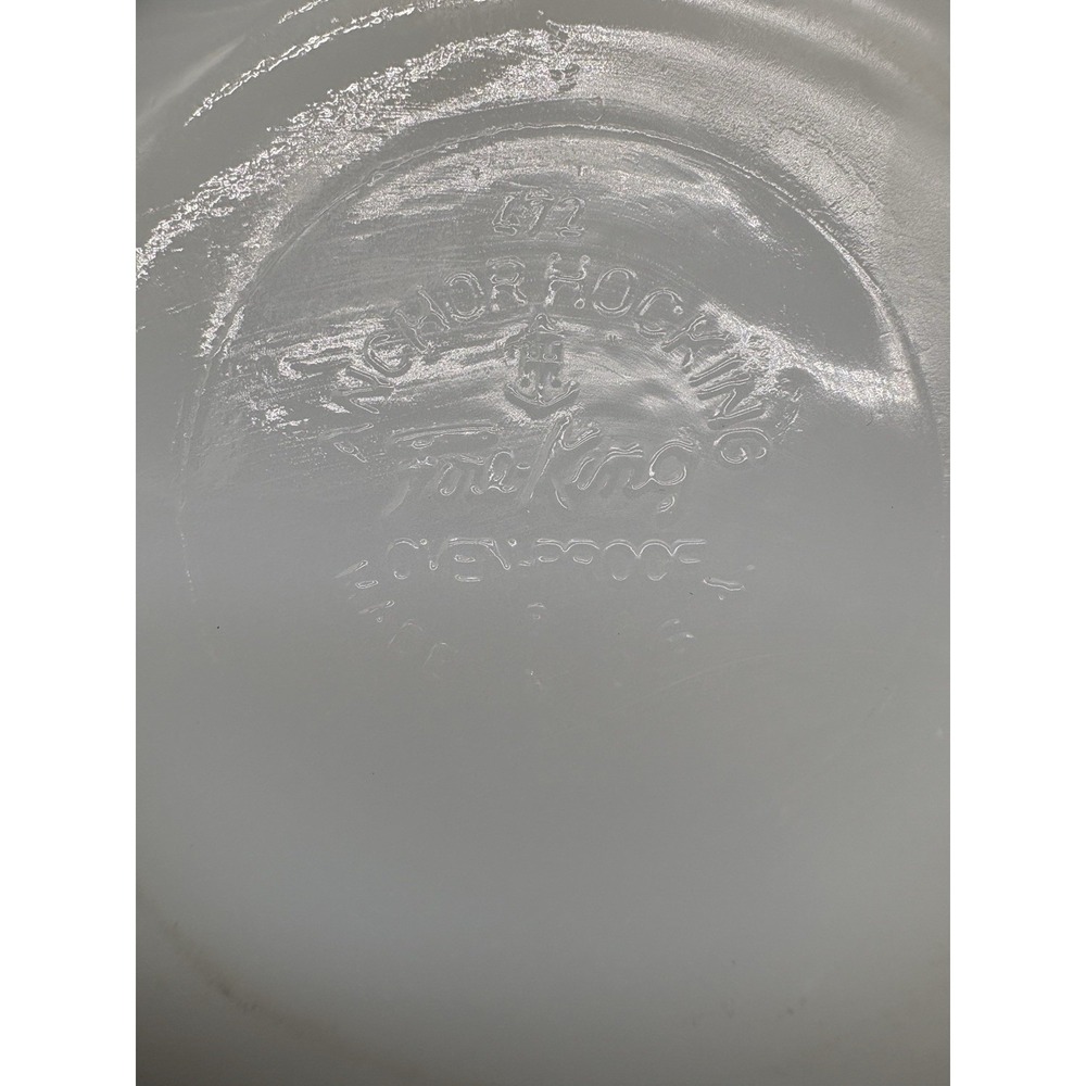 Fire-King #472 Vintage Harvest Vegetable Milk Glass‎ Casserole Bowls w/Lids Pair - Picture 10 of 13